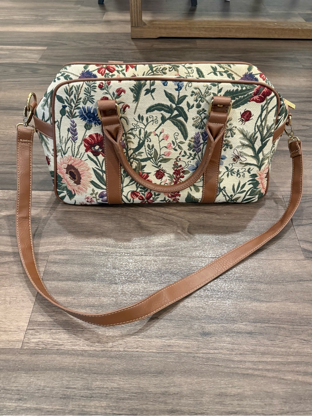 Signare Tapestry Handbag Morning Garden floral Travel Purse